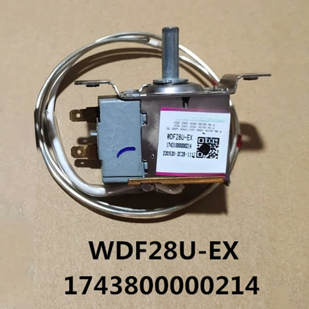 NEW Original for Midea Refrigerator Thermostat WDF28U-EX 1743800000214 Refrigeration Two Foot Temperature Controller Probe 64CM