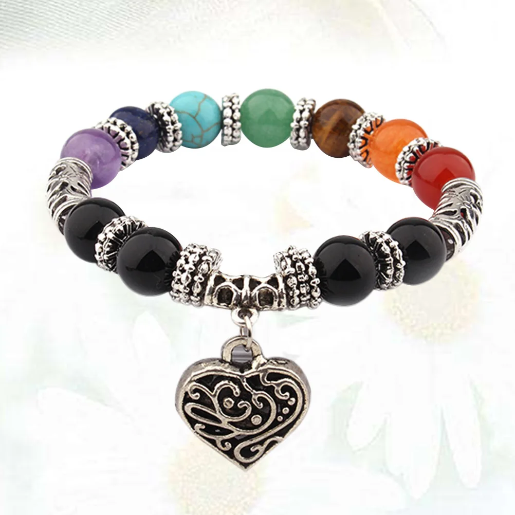 

Natural Agate Stone Bracelet 8Mm Retro Delicate Artistic Chakra Healing Balance Yoga Energy Lucky Gift Daily Wear Party