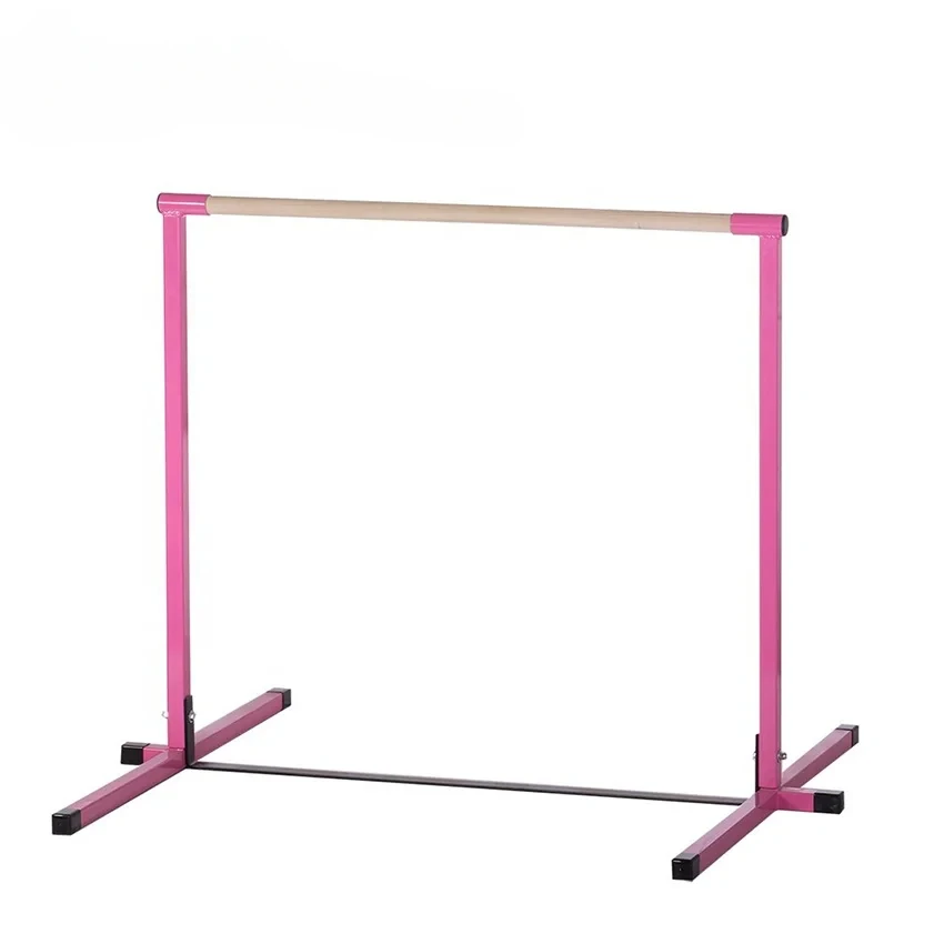 gymnastics horizontal bar with folding mat