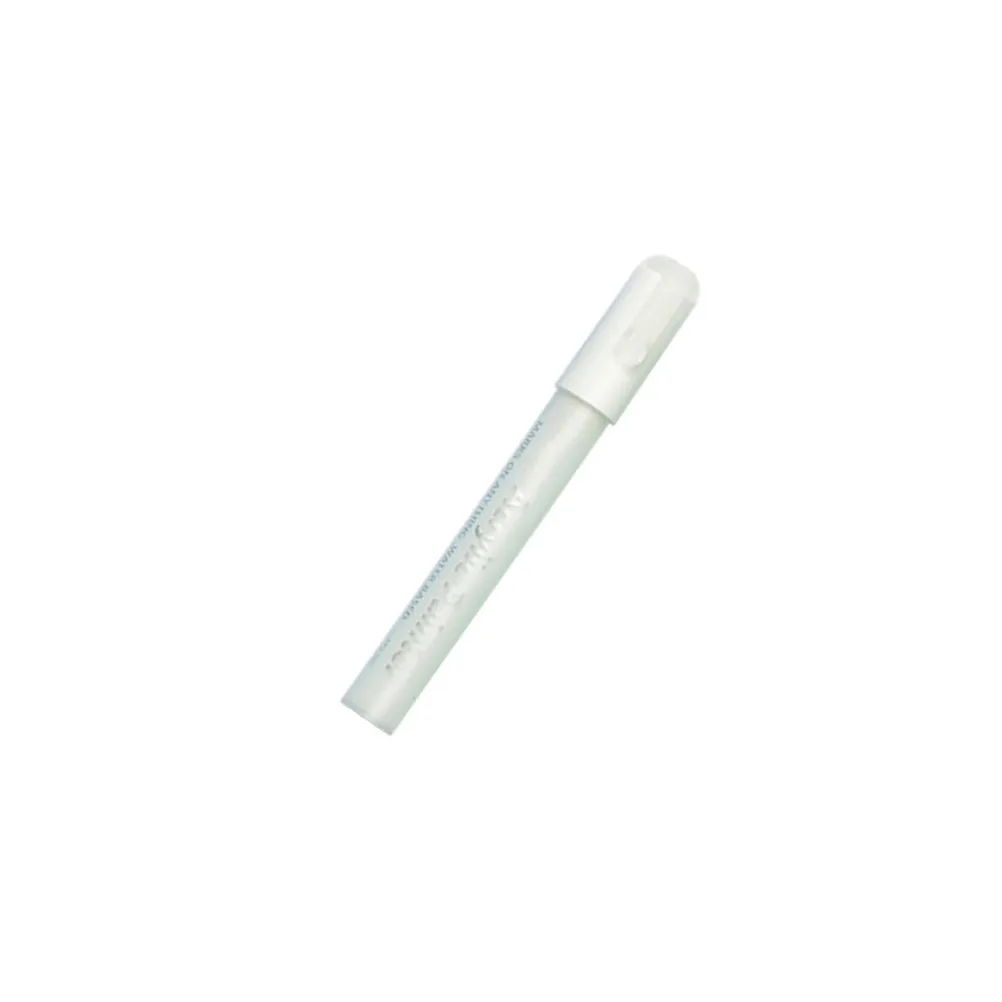 Premium Acrylic Marker Pens White Waterproof Smooth Writing for Canvas Glass Wood Rock DIY Painting on Multiple Surfaces