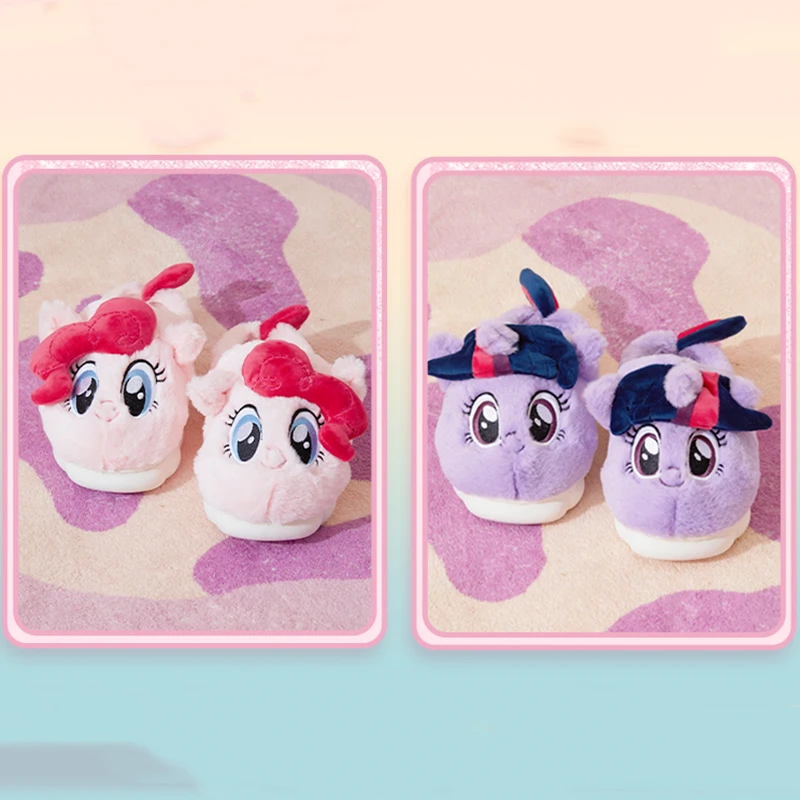 New Xiaoma Baoli Series Warm House Cozy Cartoon Cotton Slippers Winter Soft Indoor Bedroom Cute Ms.Indoor Cotton Shoes