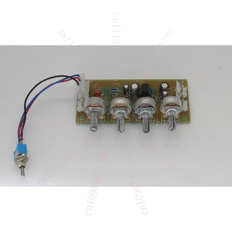 

DIY Handmade Portable Guitar Speaker Pre-tuning Board Three-stage EQ Adjustment Pre-amp Circuit Board