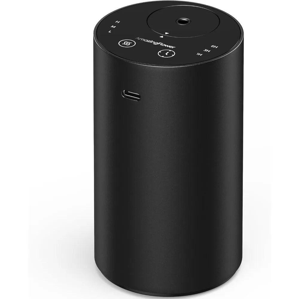 

Безводный диффузор эфирного масла, перезаряжаемый портативный диффузор ароматерапии с 3 режимами тумана, таймер для домашнего автомобиля