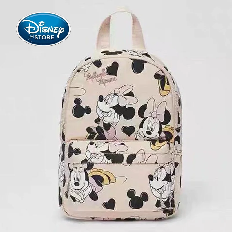

Disney Original Minnie Mouse Girl Backpack Large Capacity Cute Children School Bag Backpack