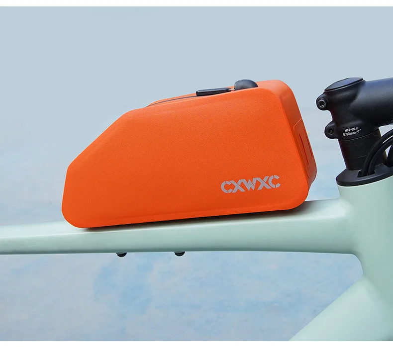 CXWXC Fahrrad-Oberrohrtasche Wasserdichte Hülle Mit Bolzenbefestigung & Riemen Aerodynamisch Geringer Widerstand Für Triathlon Gravel MTB Rennrad – Detail 18