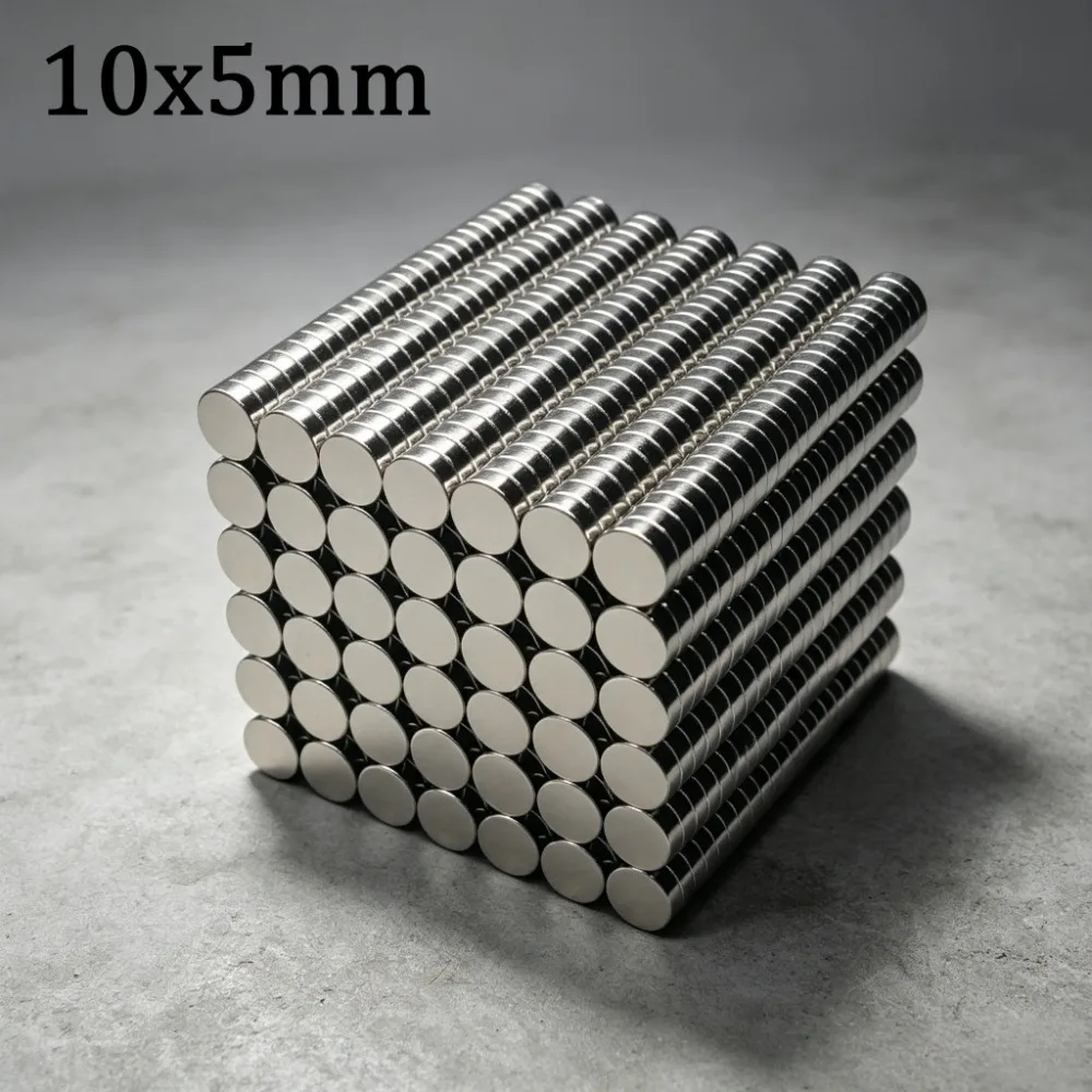 10X5MM Round Disc Neodymium Magnet Super Powerful Rare Earth Permanent Magnet 10X5 MM