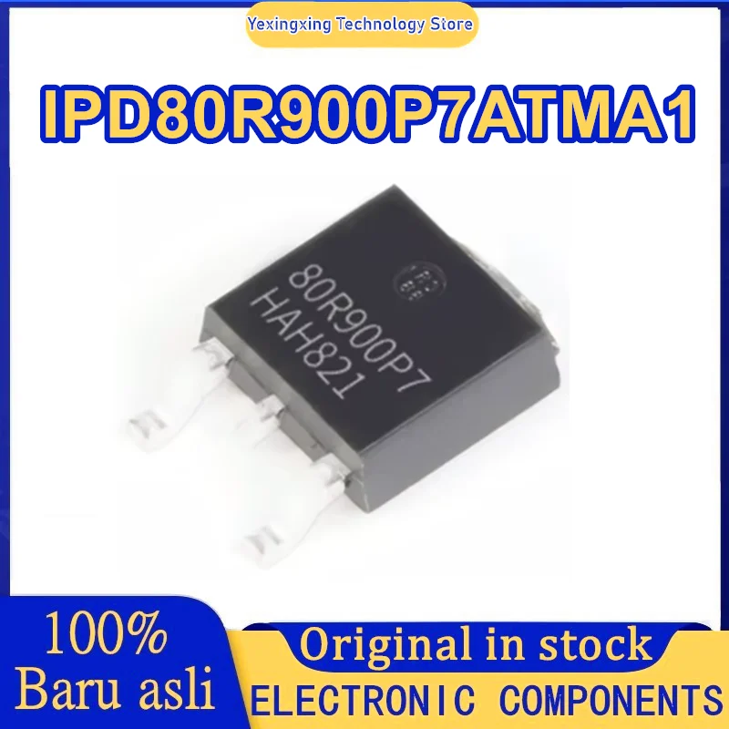 

10PCS IPD80R900P7ATMA1 package TO-252-3 MOS FET 800V 6A silk screen 80R900P7 New Original in stock
