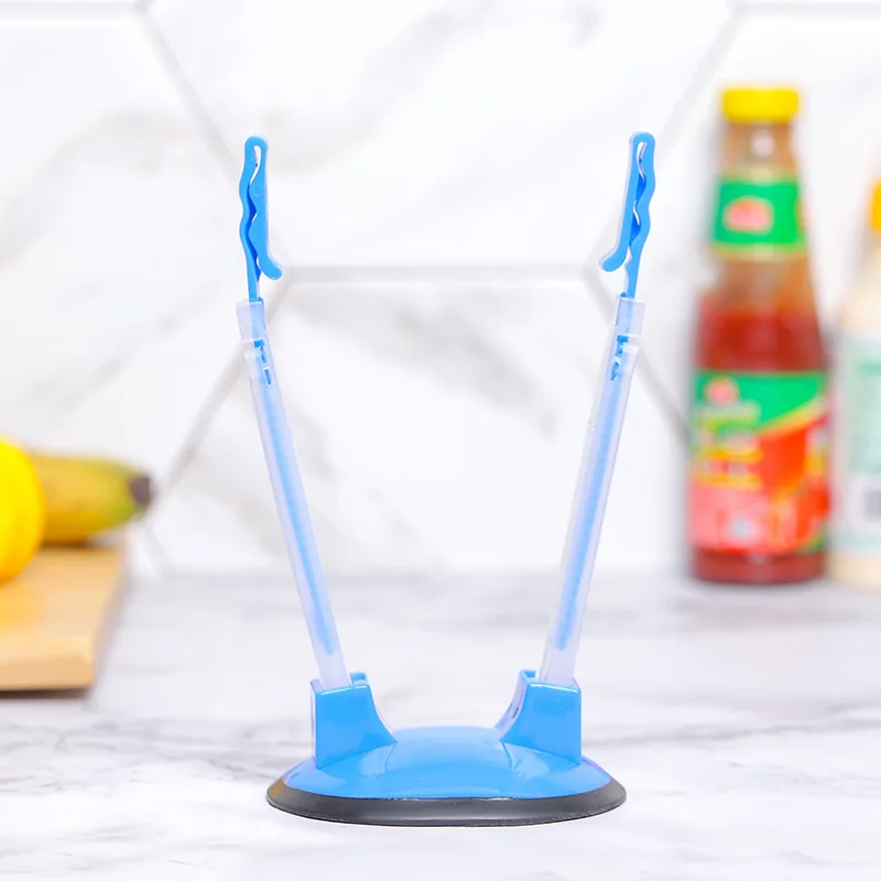 Household food storage bag holder, packaging bag opener, sup