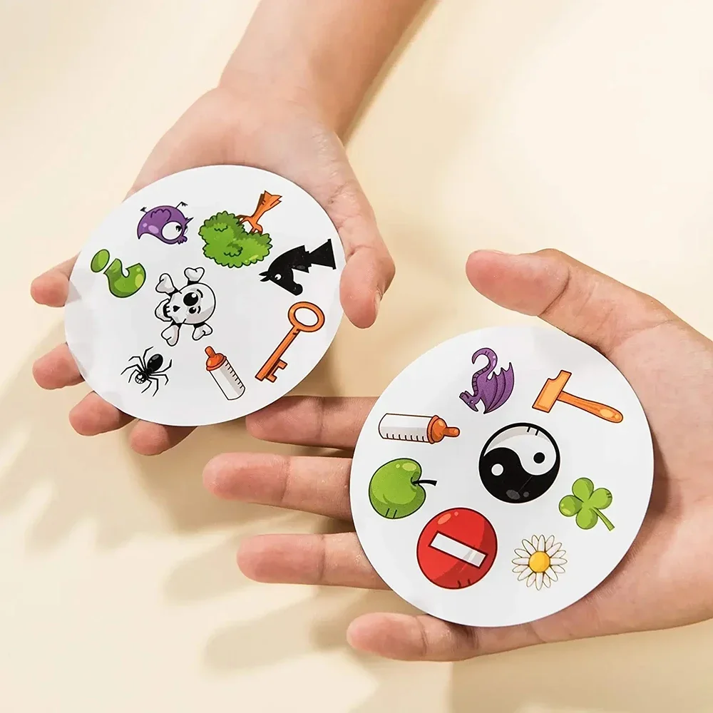 Spot It Dobble Card Game Vakanties Camping Multiplayer Party Spot It Pokemon Board Card Games Voor Feest Verjaardagscadeaus Voor Kinderen