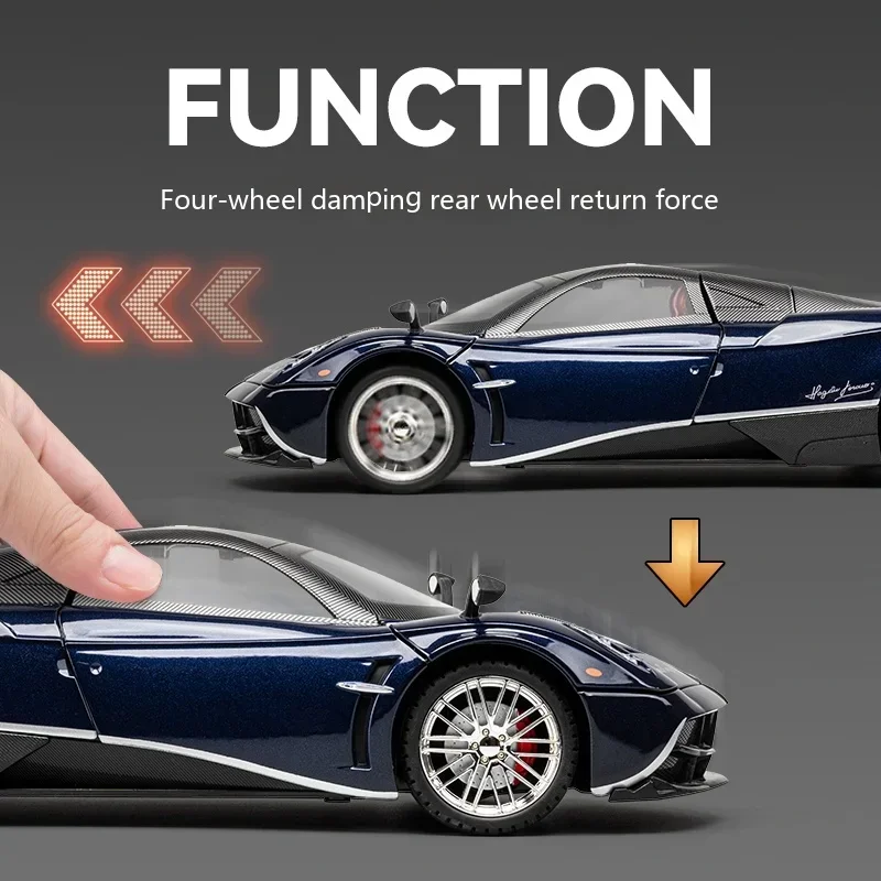 Decasts & รถของเล่นโลหะ, โมเดลรถยนต์ของเล่นสำหรับเด็กคอลเลกชันของเล่นที่ทำจากโลหะอัลลอยด์ของ Pagani huayra dinastia