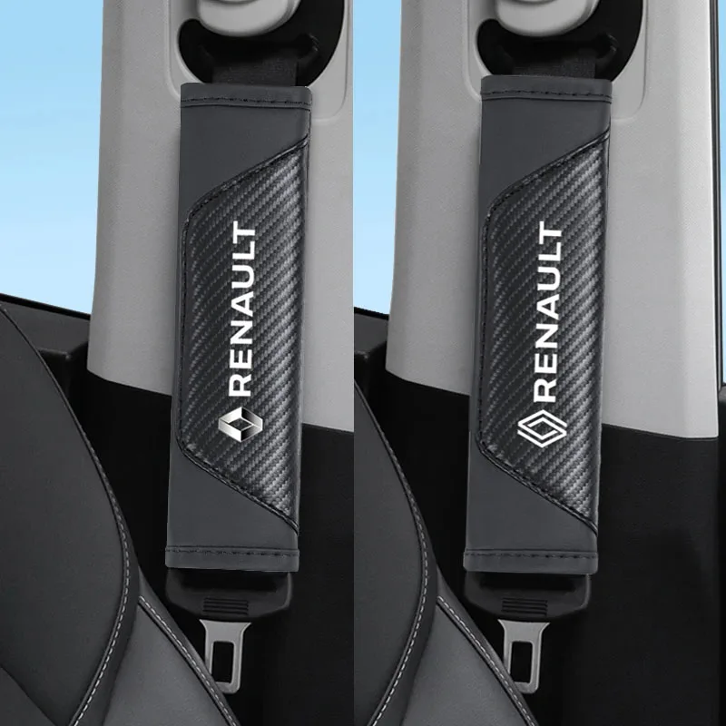 2 قطعة حزام مقعد السيارة الكتف يغطي منصات واقية لرينو كادجار كليو QM6 كوليوس ميجان فلونس اسبيس كابتور ذات المناظر الطبيعية الخلابة لاغونا