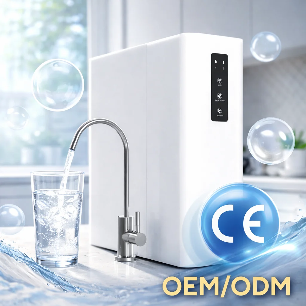 

Система фильтрации воды Menred 800G RO для дома, безрезервуарный очиститель воды методом обратного осмоса с компактным дизайном для установки под раковиной