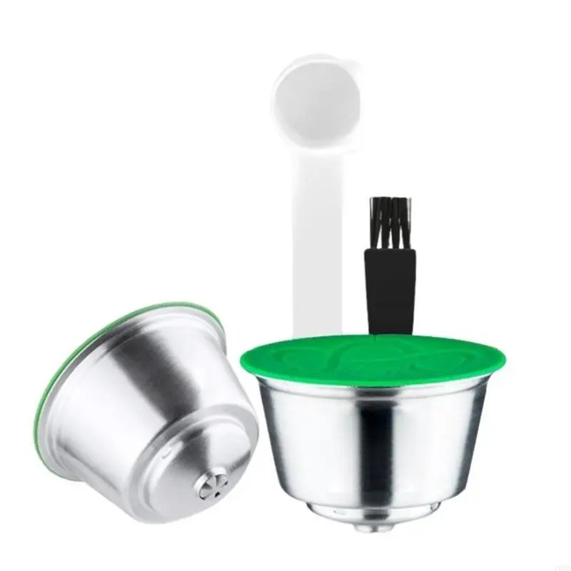 19QE Coperture in acciaio inossidabile in acciaio inossidabile riutilizzabili per filtri per caffè