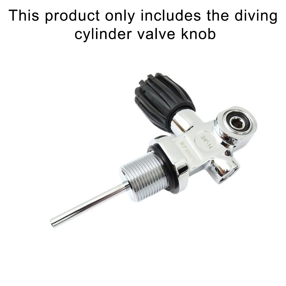 250Bar Valve Control Scuba Tank Valve Knob Effective Valve Operation Size 49x38mm 3000PSI Specification Comfortable Control Grip