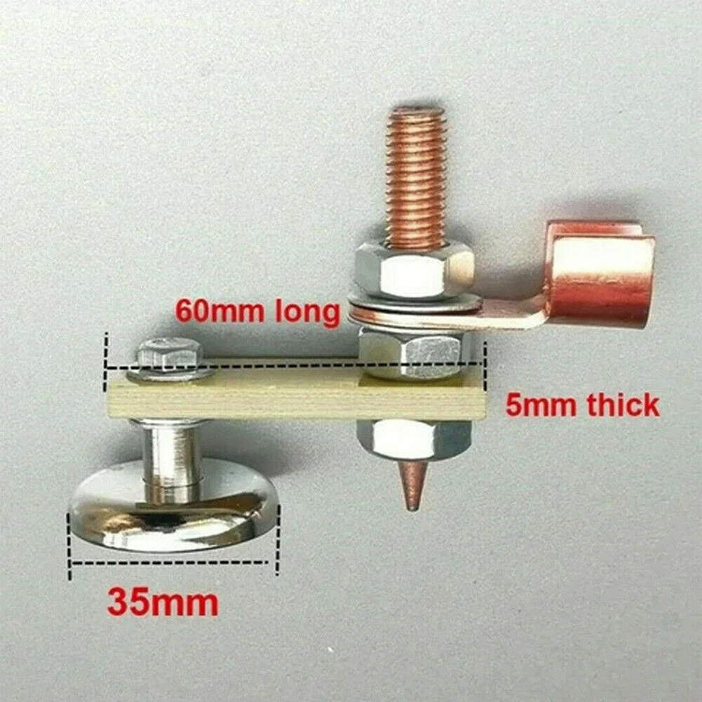 3KG Suction Welding Magnet Head Support Holder with Copper Tail and Iron Body for Mechanical Repair Grounding Tasks