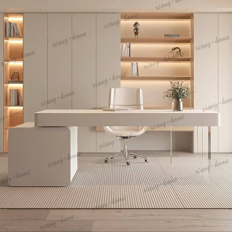 LJY Study Motion Room Desks Gaming Desk Computer Desk Modern Luxury Rock Slab Computer Desks Pliante Office Table Gaming Table