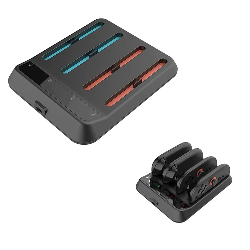 A97I-4 Slot Controller Charger Station With Enhanced Charging Speed& Stability For Nintendo Switch Accessories