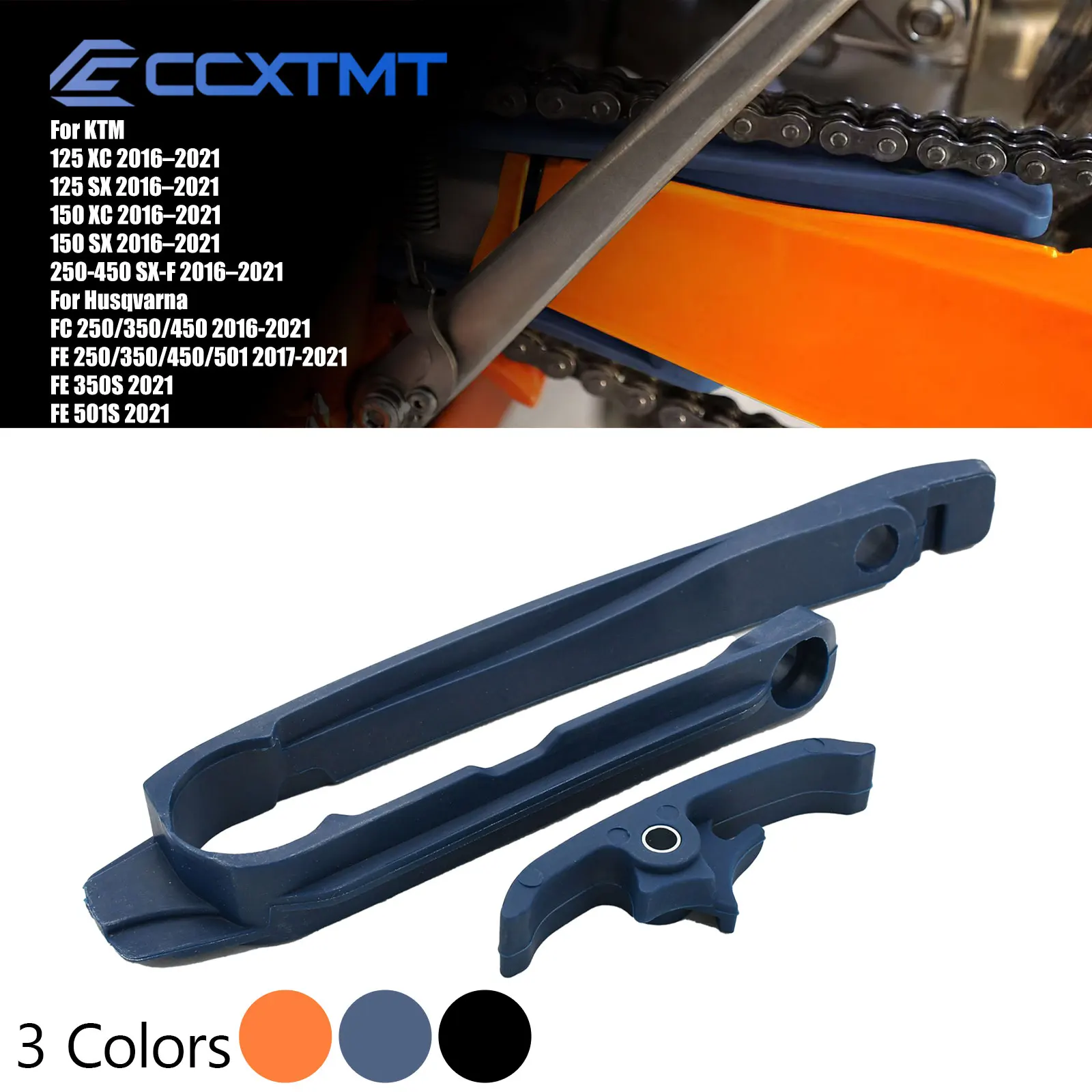 Motorrad Schwinge Guide Kette Slider Schiebe Für Husqvarna FX TC TE TX FC FE FS Für KTM XCF SX XC SXF EXC EXCF 450 350 250 125