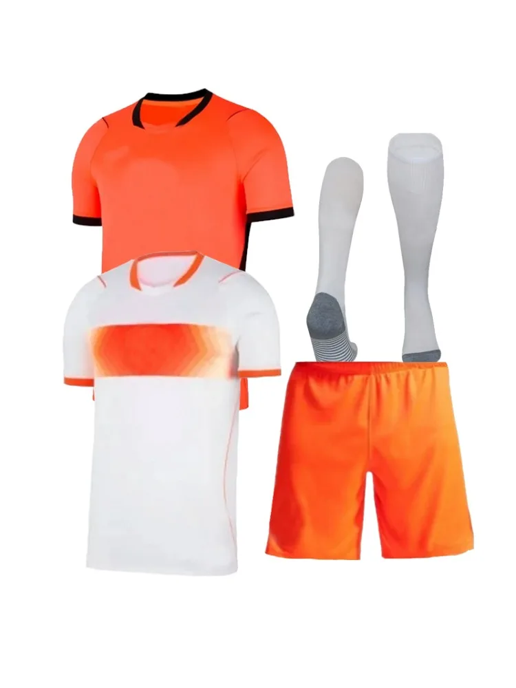 Nieuw 2026 Nederland thuis- en uittenue 26 27 Hollandes oranje shirt Op maat Snelle levering 10-15 dagen - afbeelding 2