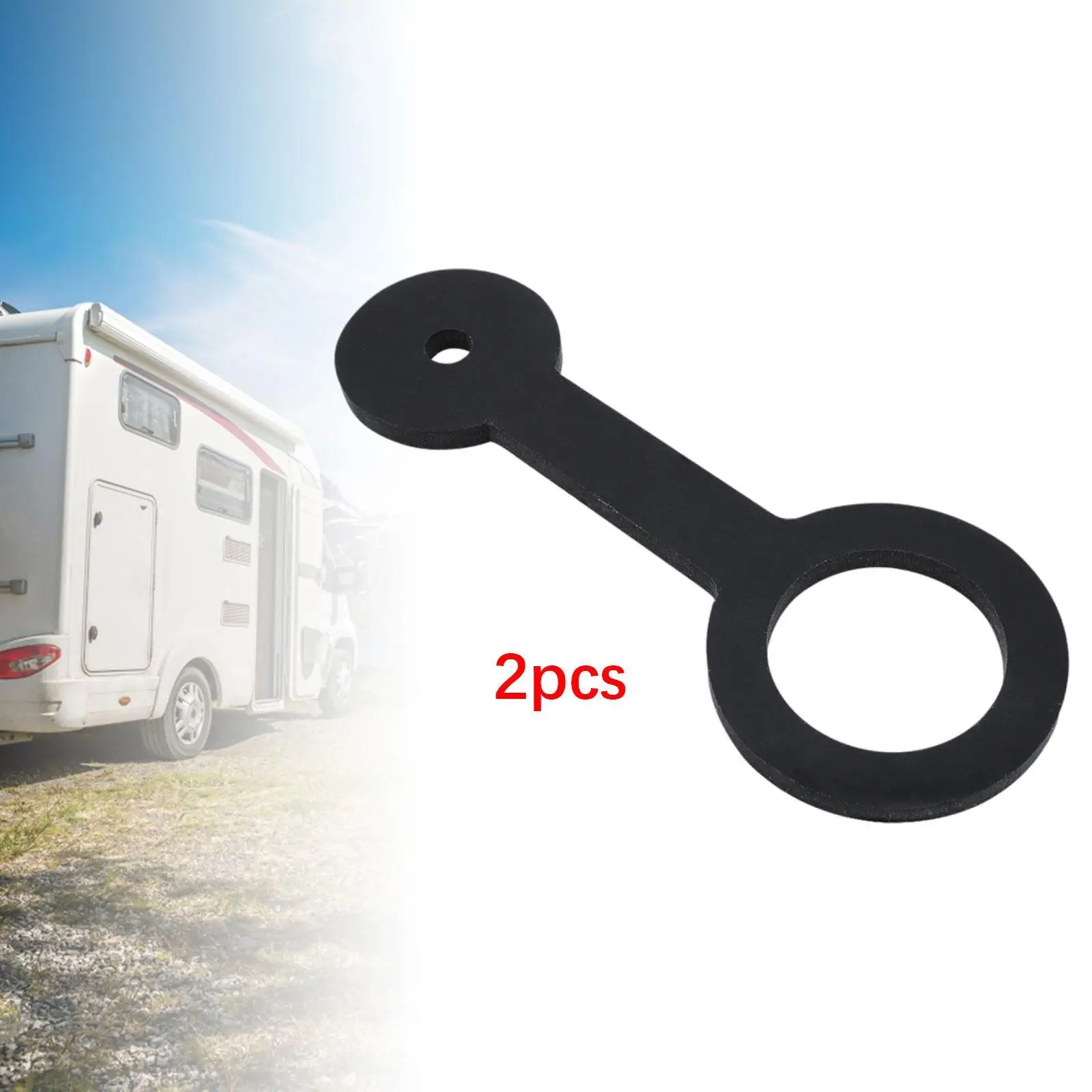 

RV Shower Door Travel Latch Strap F100158276, 0273349 Replacement for Trailer/Motorhome/Third Wheel Silicone Camping Accessories