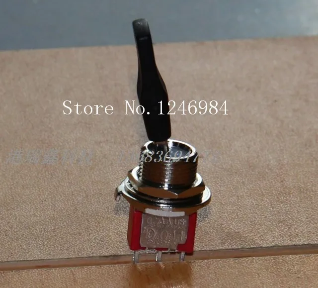 [SA]1MS1 single M12 handle the bulk of two tranches of big black dust toggle switch Q11 Taiwan Deli Wei--20pcs/lot