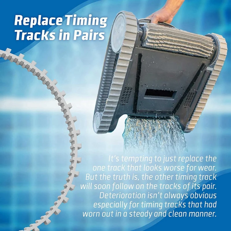 9983152-R2 Tracks Drive Belt Replacement For Maytronics Dolphin Robotic Pool Cleaners