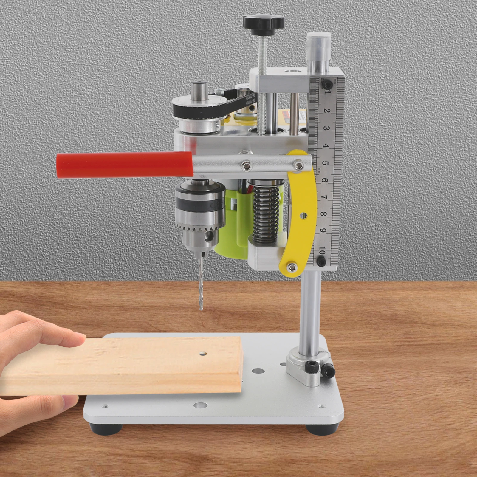 120 واط المحمولة الحفر تيار مستمر 24 فولت مقعد صغير الحفر الصحافة الدقة آلة طحن الجدول باستخدام الحاسب الآلي 450 دورة في الدقيقة