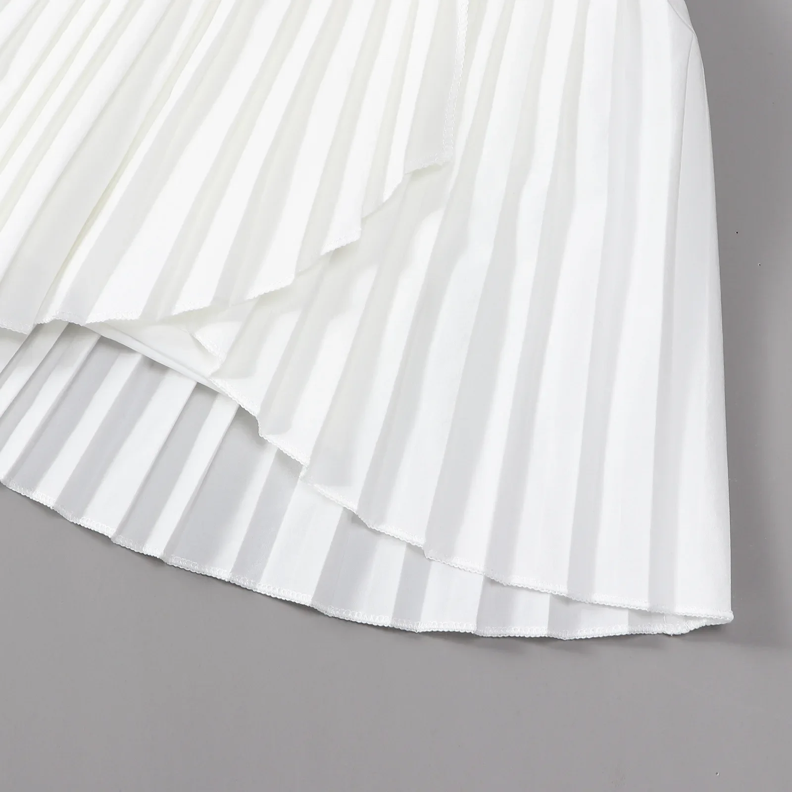 Floral Skirt for Kids High Waist Thin Girls Pleated Skirt Short Fashion Tennis Baseball Casual All-match Children A-line Skirt
