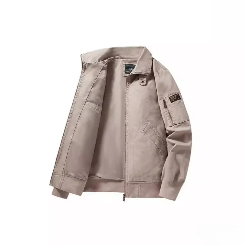 

Мужская куртка свободного кроя в стиле ретро с воротником-стойкой, рабочая одежда, верхняя одежда, осень-зима, новое модное хлопковое длинное пальто све