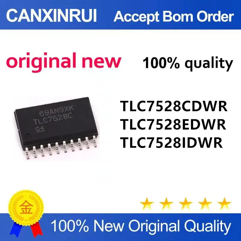 

Original New 100% quality TLC7528C CDWR TLC7528IDWR TLC7528CDW TLC7528E EDWR SOP20 Integrated circuit IC chip