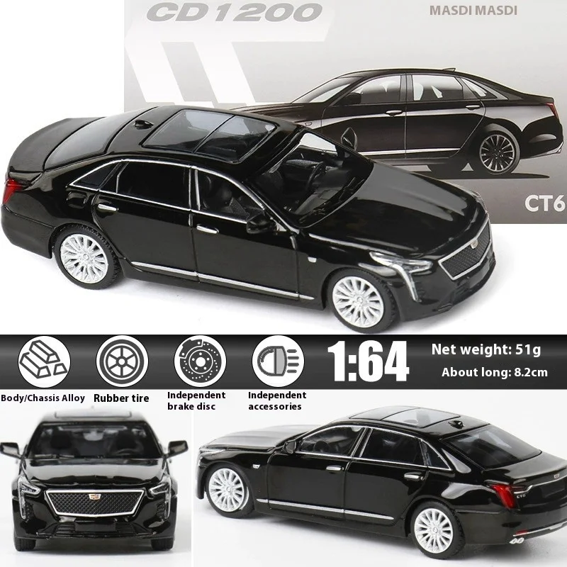 新在庫 Masdi 1:64 キャデラック Ct6 キャデラック Ct5 合金ミニチュア