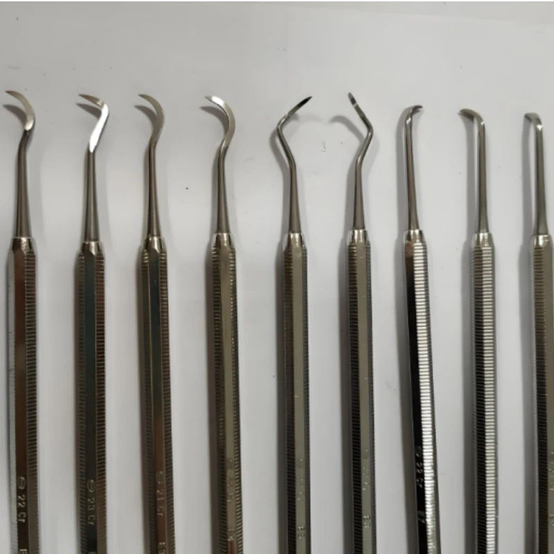 Stainless Steel Dental Scaler Kit Teeth Calculus Stains Remover Tool Periodontal Scaler Dentist Tools
