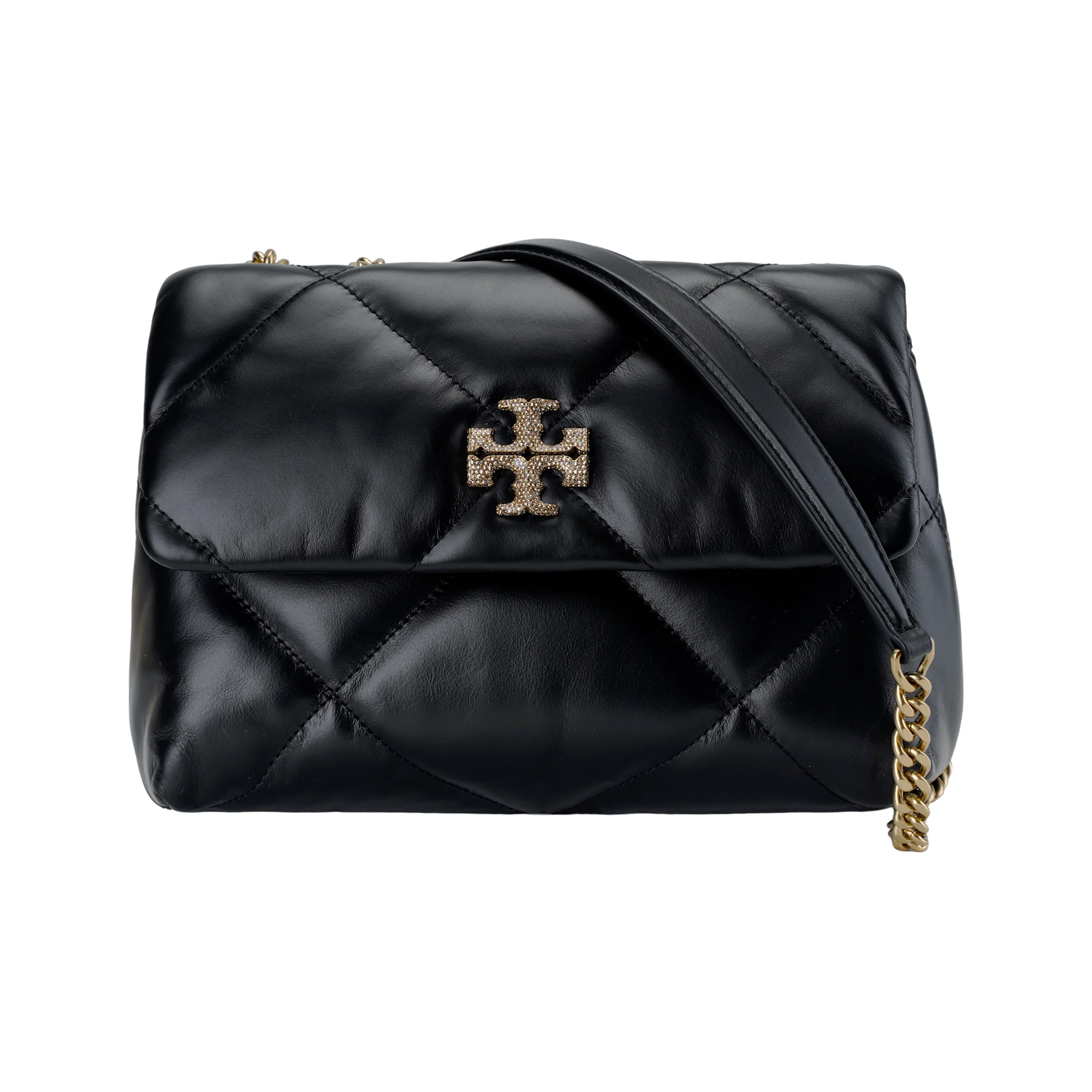 TORY BURCH Kira Nappa Leather Crossbody Bag, Shoulder Bag Small Women's Black 161287-001