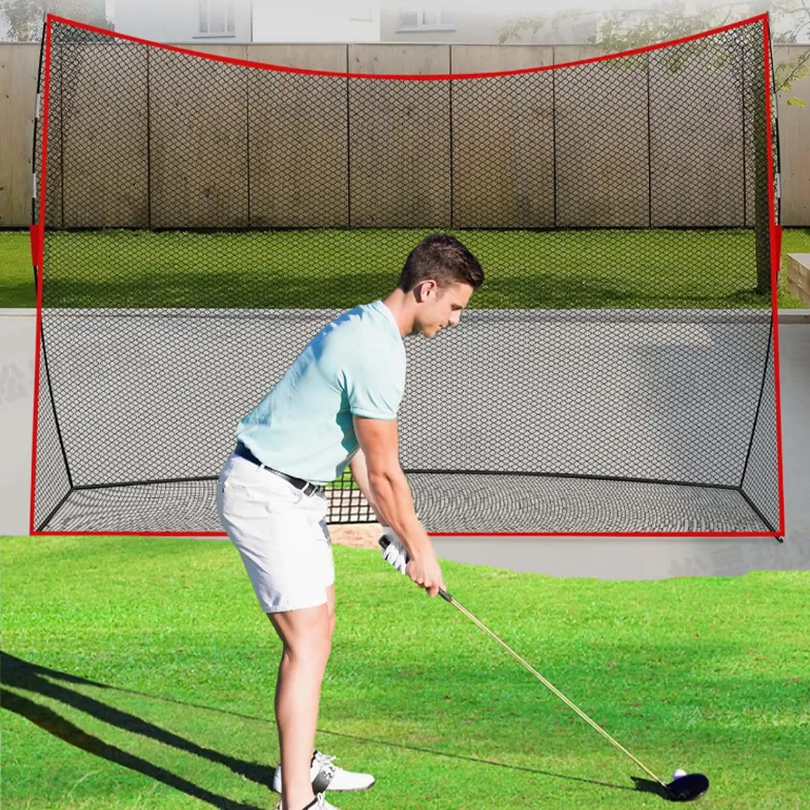 10x7 ft Golf Practice Net heavy duty golf Swing Training Tool Golf Hitting Practice supplies baseball football golf accessories