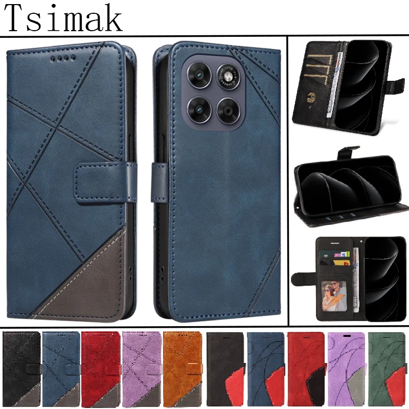 Flip-Wallet-Handyhülle für Moto G56 G86 G77 G37 G47 G57 G67 Power 5G Magnetische Lederhülle für Motorola Moto G04 G04s G05 Coque