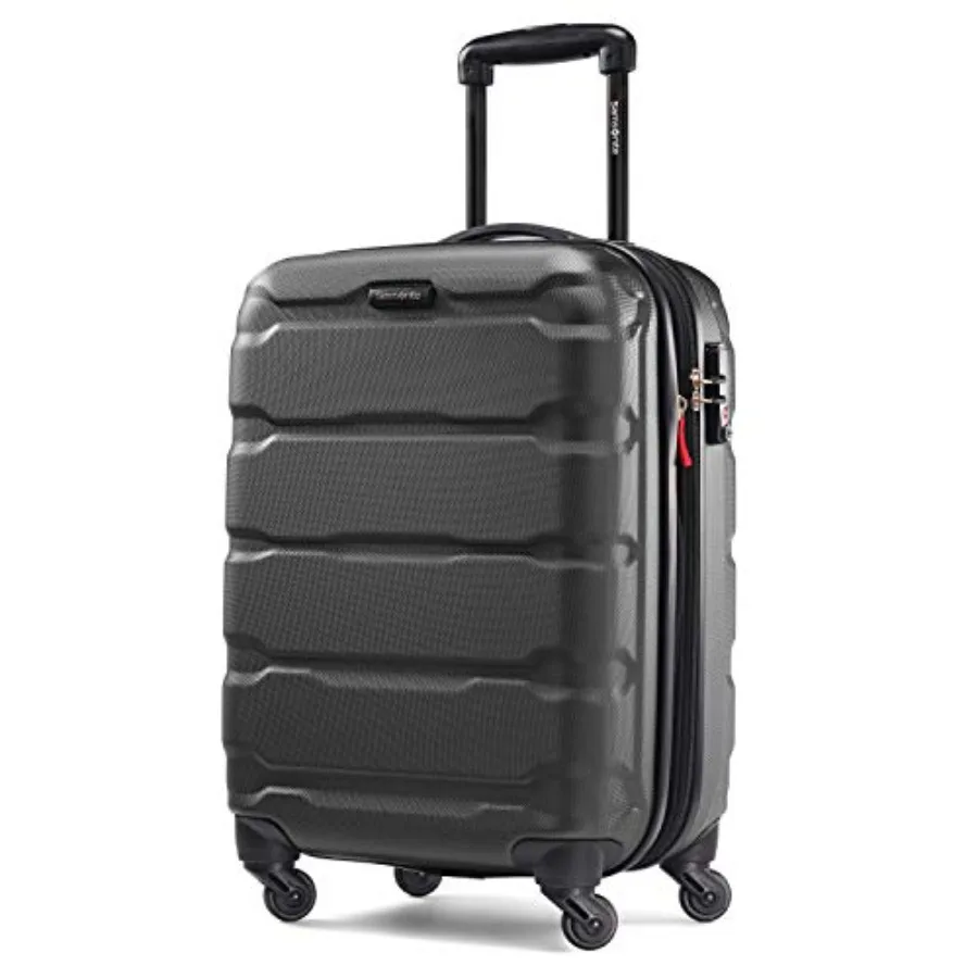 

Чемодан Samsonite Omni PC Hardside Expandable с колесами-спиннерами, черный, ручная кладь, 20 дюймов