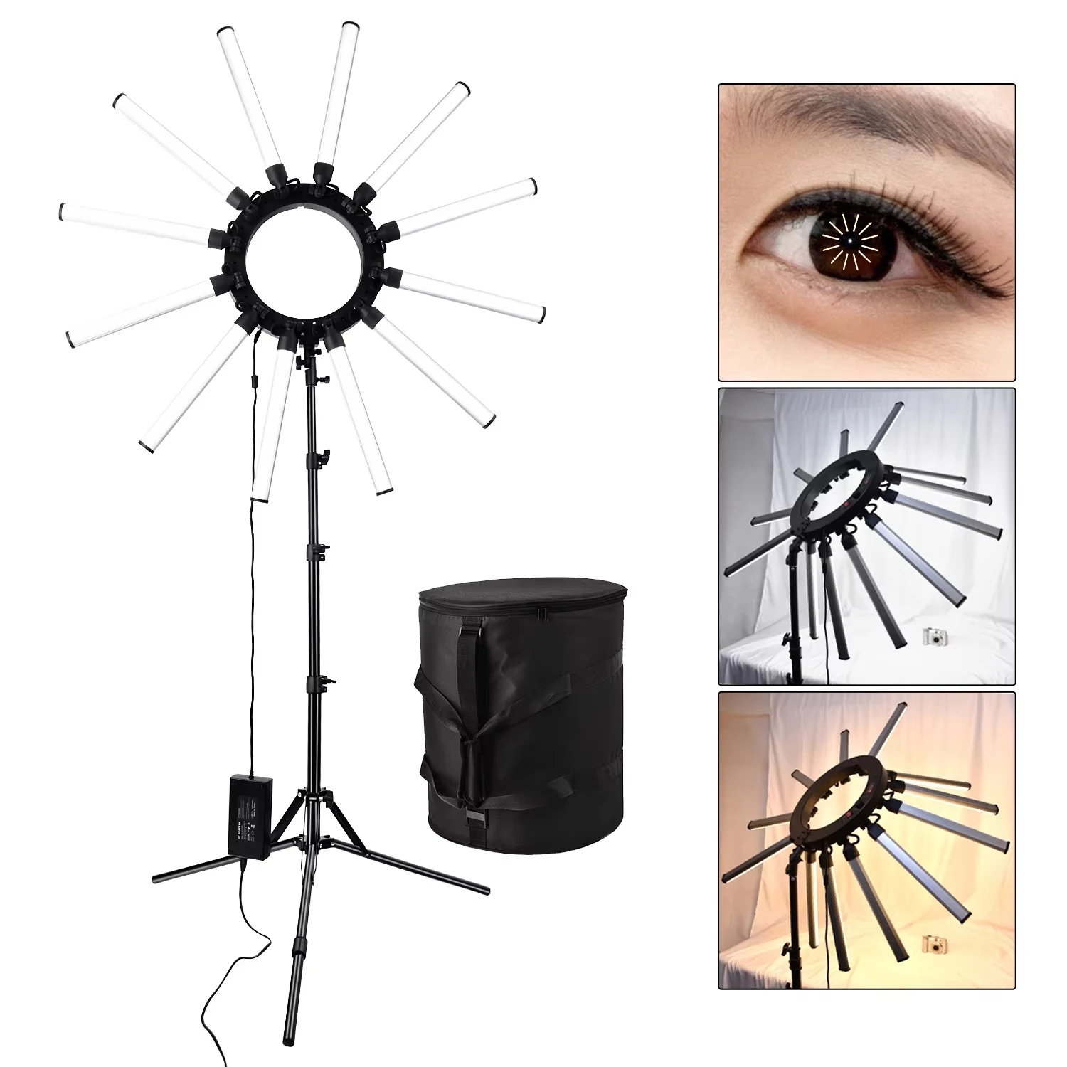 LED Fill Photo Shoot Ring Light 180w Enhancing Lighting Effects High Color Rendering for Studio Video Camera Photography
