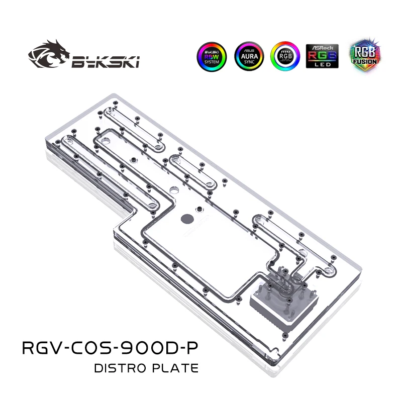 Bykski Distro Plate Waterway Board for Corsair 900D Computer Case Replace Reservoir Heat Dissipation RGV-COS-900D-P