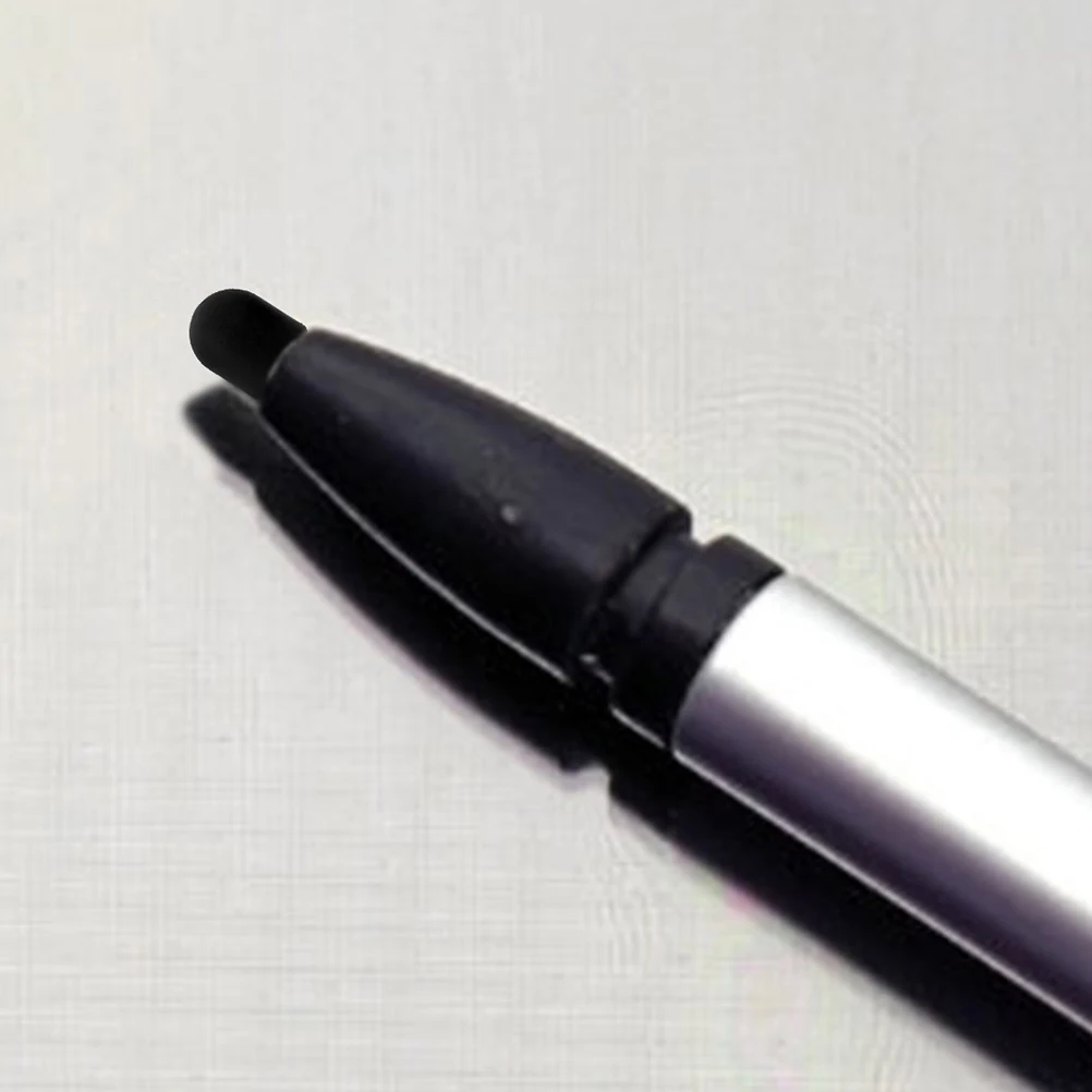 20 pcs Capacitive Stylus Pen Tips Replacement Touch Screen Black Child Soft Durable Silicone Material Easy Use Longevity