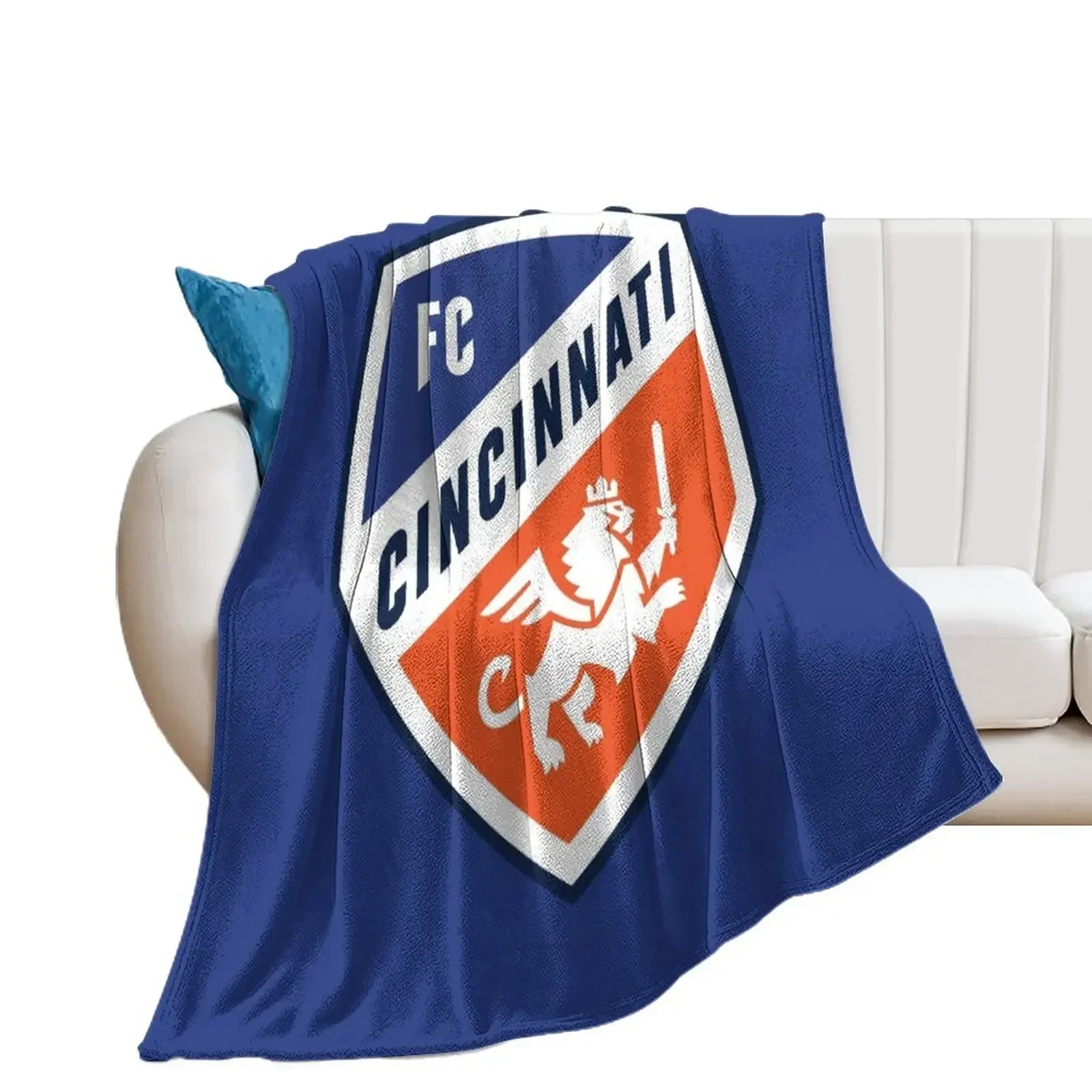 The-Cincinnati-Club Throw Blanket Large Vintage Blankets