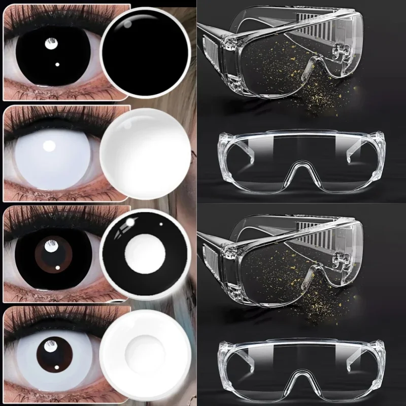 

Unisex Transparent Fog Uv Resistant Safety Glasses Goggle Manicure Lab Protective Eye Wear tool protective gear