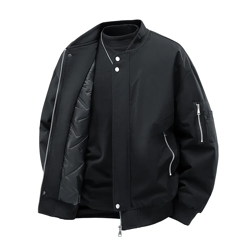 

Men's Winter Fashionable and Handsome Cold Resistant Warm Cotton Clothes Outdoor Windproof and Breathable Thick Baseball Clothes