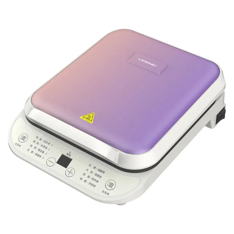 Electric griddle, household square double-sided heating, deep baking pan, large electric griddle.