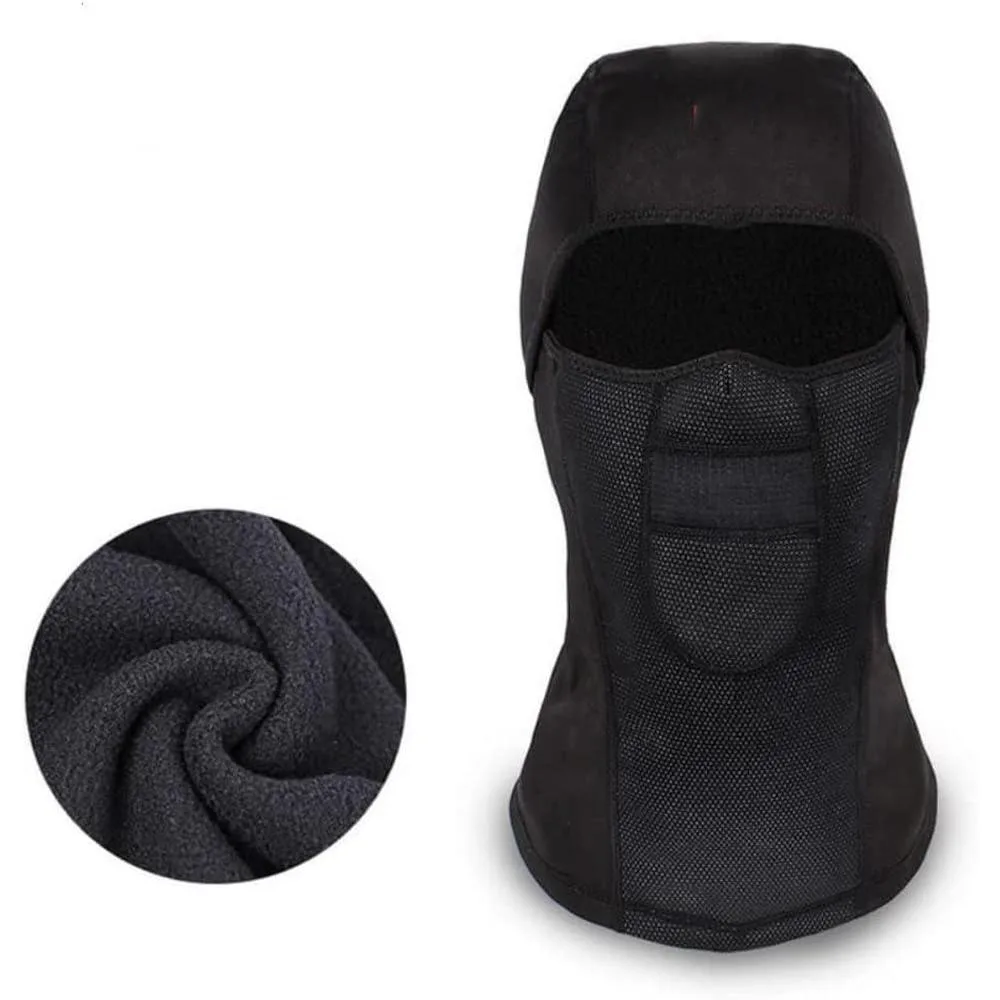 

Universal size Fit for motorcycles, bicycles, skiing helmets, and other outdoor Winter Cycling Thermal Fleece Balaclava