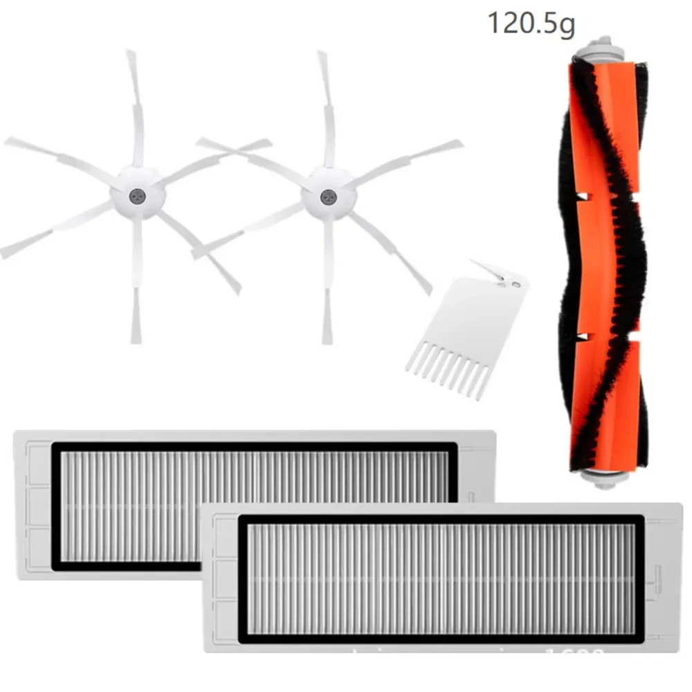 

For Xiaomi for Stone for Tile Sweeper Accessories Roll Brush Edge Brush Filter Set
