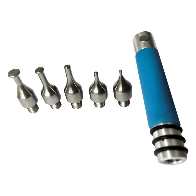 Automotive Sheet Metal Hail Dent Repair Tool, Paintless Dent Removal Tool With 5 Connectors
