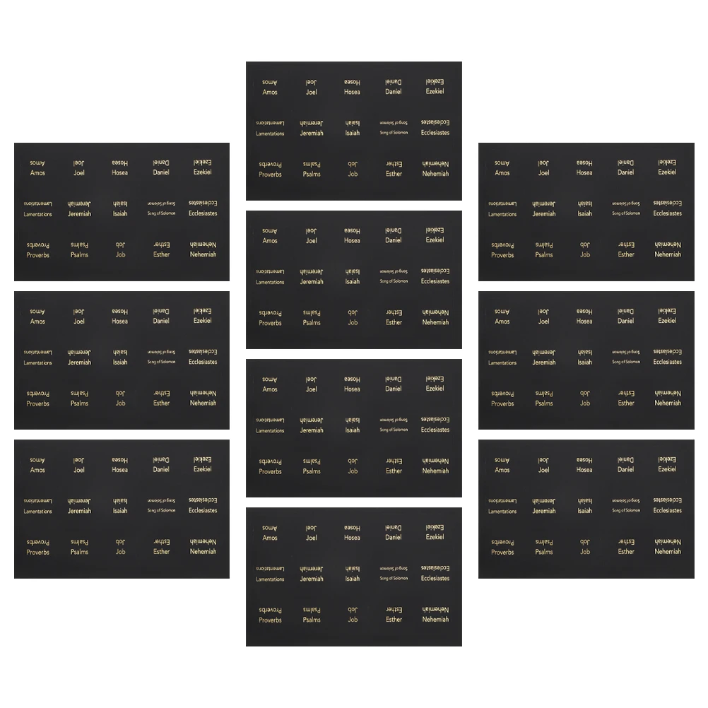 10 قطعة علامات تبويب مؤشر الكتاب المقدس قشر وعصا الذهب احباط مقاوم للماء قابلة لإعادة الاستخدام طباعة كبيرة الكتاب المقدس الملاحة كتاب الملحقات