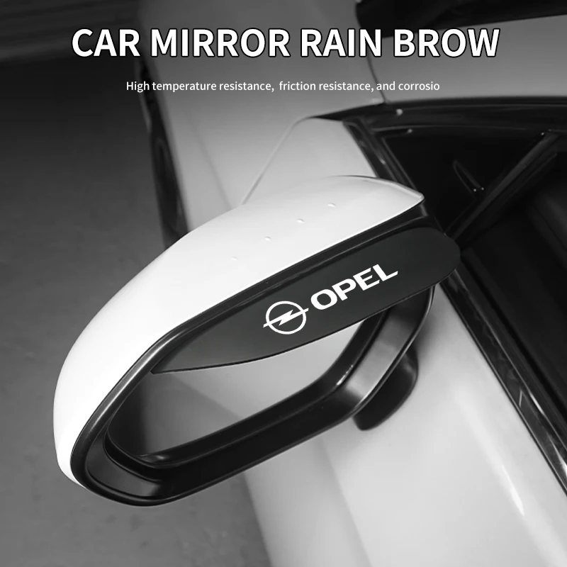 Car Rearview Mirror Rain Brow Rainshield Cover For Opel Corsa Astra Insignia Vectra Zafira Meriva Mokka Grandland Vivaro Antara