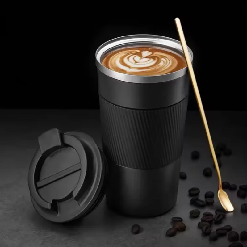 

510 мл/380 м термос для кофе из нержавеющей стали, вакуумная герметичная колба с двойными стенками, автомобильная дорожная термочашка, бутылка для воды ﻿