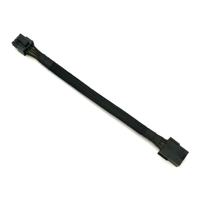 Angitu 18Awg PCI-E 8Pin/6 + 2Pin GPU ذكر إلى أنثى كابل تمديد الطاقة جودة عالية 6 + 2P ذكر إلى 8Pin GPU شاحن أنثي-20 سنتيمتر